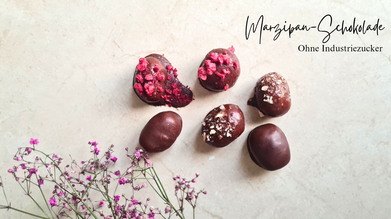 Marzipan Schokolade ohne Industriezucker | Rezept