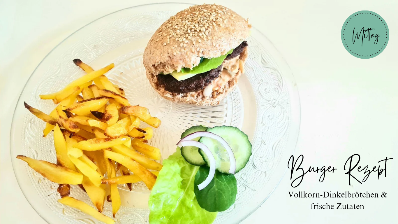 Tradition trifft Moderne: Burger Rezept mit Vollkorn-Dinkelbrötchen und frischen Zutaten